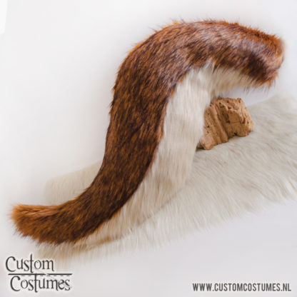 Fox in Dark Green and Dark Turquoise, Tignari from Genshin Impact Tail, Custom Order - Image 2