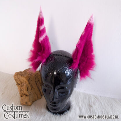 Lest from Arcana in Light Grey and Pink Ears and Tail, Custom Order - Image 2