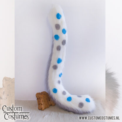 Fox in Dark Red and Dark Purple Ears and Horns and Tail, Custom Order - Image 7