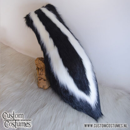 Skunk in Black and White Ears and Tail, Custom Order - Image 4