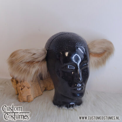 Cow in Shaggy Brown Ears and Tail, Custom Order - Image 3