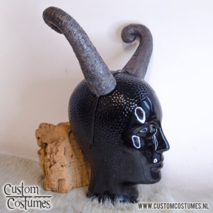Ram curled in Brown and Black Horns, Ceasar from One Piece, Custom Order - Image 4