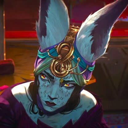 Lest from Arcana in Light Grey and Pink Ears and Tail, Custom Order - Image 7