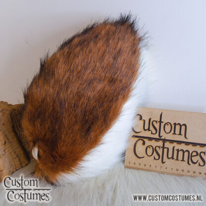 Bunny in Orange, White, Pink and Light Blue, Aurora from League of Legends, Ears and Tail, Custom Order - Image 5