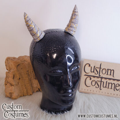 Faun in Beige and Gold Horns, Custom Order - Image 2
