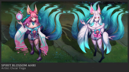 Ahri Spirit Blossom Ears and Tail, Custom Order - Image 2