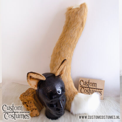 Fox in Gold Blond, Ginger Ears and Tail, Custom Order - Image 2